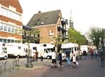 Foto vom Marktplatz in Geldern beim Reisemobilfest