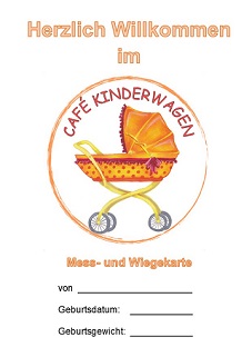 Cafe Kinderwagen Flyer - Rückseite