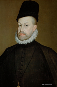 Philipp II. von Spanien, gemalt von Alonso Sánchez Coello