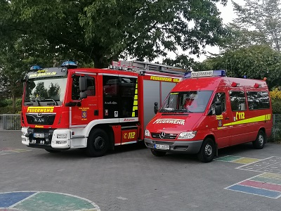 Löscheinheit Veert Fahrzeuge