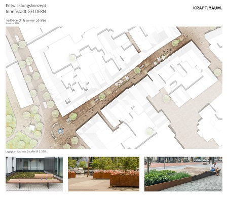 Abbildung Lageplan Issumer Straße, Planungsbüro Kraft.Raum.