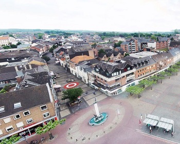 Brunnen am Markt, Luftaufnahme