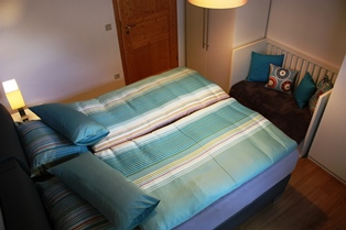 Alleblas Ferienwohnung Schlafzimmer