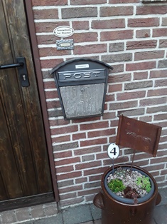 Ferienwohnung Bloemen Eingangstüre