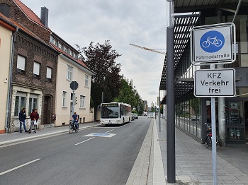 Fahrradstraße in Geldern