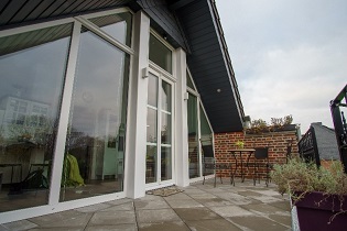 Ferienwohnung Stickelbroeck Terrasse