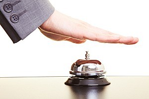 Foto mit Hotel-Serviceklingel