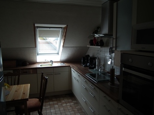 Küche der Ferienwohnung Veert - Hacks 