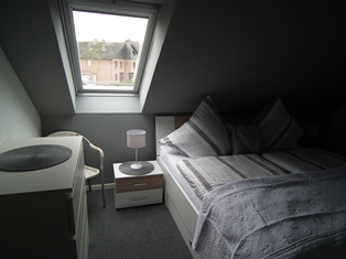 Schlafzimmer der Ferienwohnung Veert - Hacks 