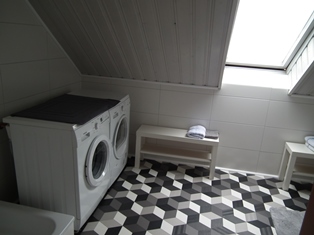 Waschmaschine in der Ferienwohnung Veert - Hacks 