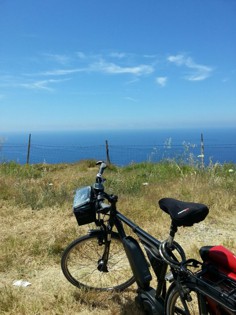 Fahrrad an der Düne