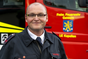 Kapellen Oberbrandmeister Tobias Klaessen