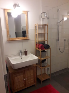 Ferienwohnung "Am Park" - Bad