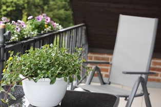 Walbecker Oase Balkon