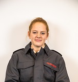 Stellvertretende Leiterin der Löscheinheit Lüllingen Feuerwehrfrau Lisa Lörcks