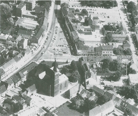 Luftbild Markt