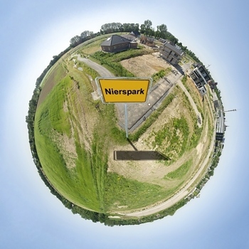 Panoramabild des Baugebietes Nierspark