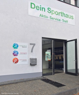 Sporthaus Eingang