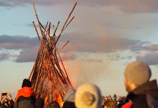Osterfeuer - Brauchtumsfeuer
