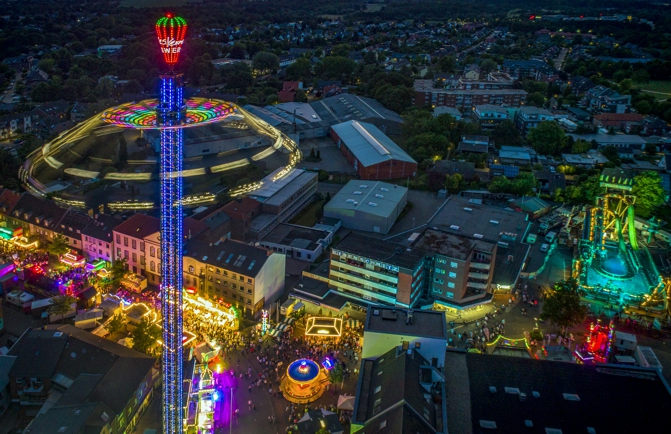 Pfingstkirmes Luftbild Nordwall c) Gerry Seybert
