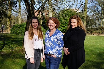 Das Team des Gelderner Pflegekinderdienstes - v.l.n.r. - Felicitas Korinth, Helma Linßen und Katarzyna Supronowicz