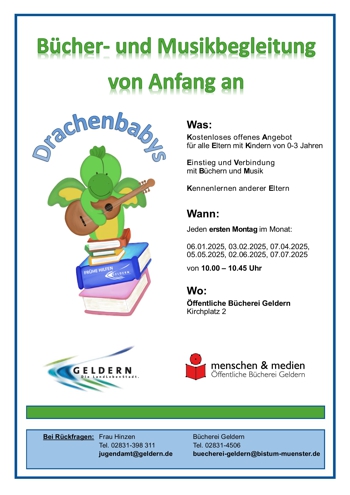Plakat Termine Drachenbabys