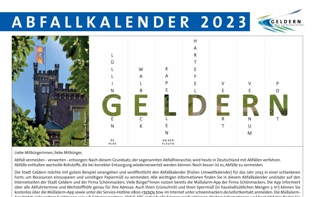 Abfallkalender Seite 1