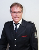 Leiter der Löscheinheit Walbeck Brandinspektor Hans-Peter Holterbosch
