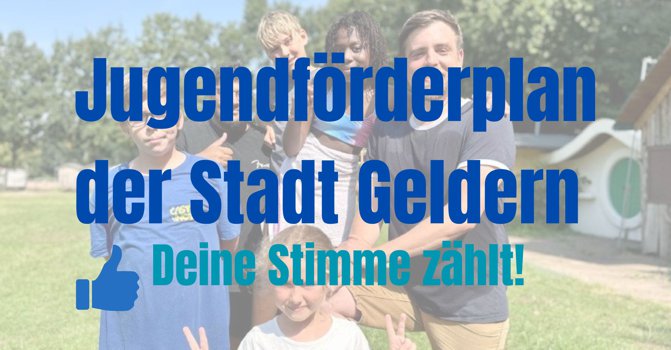Deine Stimme zählt! Kinder- und Jugendförderplan!